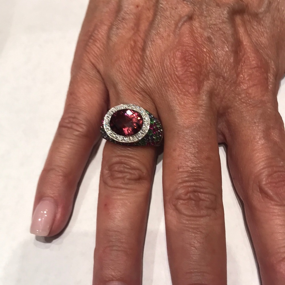 Quartz Diamond Ring - Picture 4 of 7